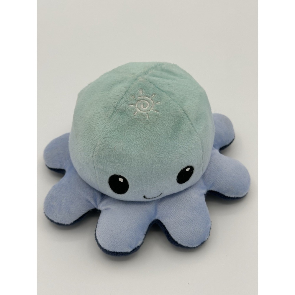 TeeTurtle Reverisble Octopus Plushie, Night/Day Happy/Sad